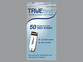 TRUETEST GLUCOSE TEST STRIPS