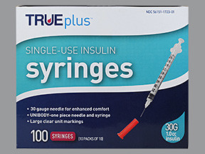 TRUEPLUS SYR 1 ML 30GX5/16"