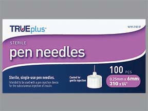 TRUEPLUS PEN NEEDLE 31G X 1/4"