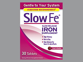 SLOW FE 45 MG TABLET