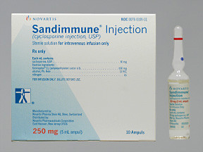 SANDIMMUNE 50 MG/ML AMPUL