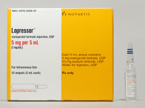 LOPRESSOR 5 MG/5 ML AMPUL