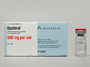 DESFERAL MESYLATE 500 MG VL