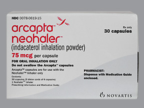 ARCAPTA NEOHALER 75 MCG CAP