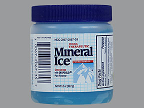 THERAPEUTIC MINERAL ICE GEL