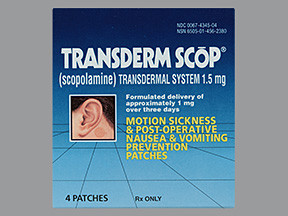 TRANSDERM-SCOP 1.5 MG/3 DAY