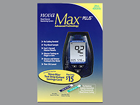 NOVA MAX BLOOD GLUCOSE METER