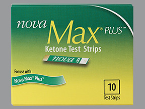 NOVAMAX PLUS KETONE TEST STRIP