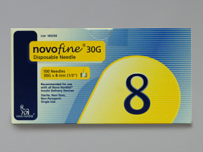 NOVOFINE 30G X 1/3" NEEDLES