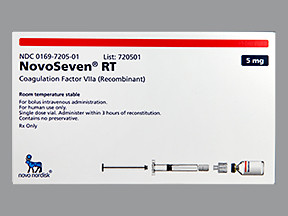 NOVOSEVEN RT 5 MG VIAL