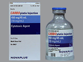CARBOPLATIN 450 MG/45 ML VIAL
