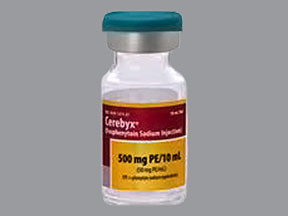 CEREBYX 500 MG PE/10 ML VIAL