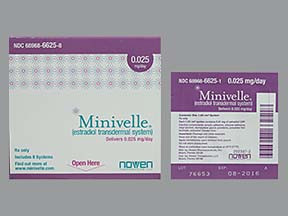 MINIVELLE 0.025 MG PATCH