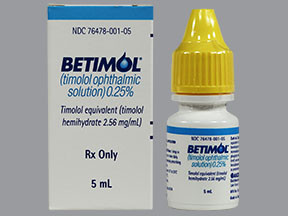 BETIMOL 0.25% EYE DROPS