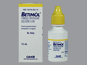 BETIMOL 0.5% EYE DROPS