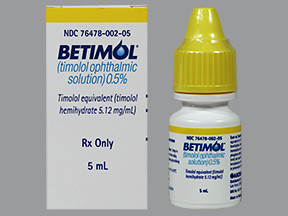 BETIMOL 0.5% EYE DROPS