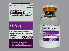 SODIUM DIURIL 0.5 GRAM VIAL