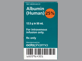 ALBUMIN (HUMAN) 25% IV SOLN