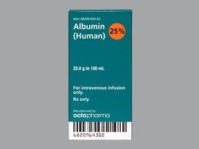 ALBUMIN (HUMAN) 25% IV SOLN