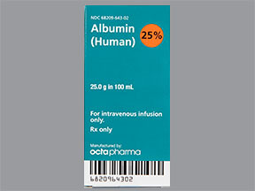 ALBUMIN (HUMAN) 25% IV SOLN