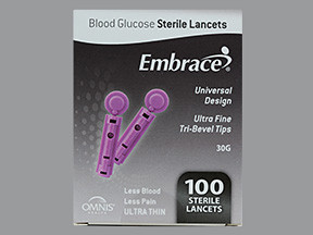 EMBRACE 30G LANCETS