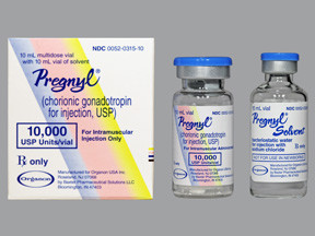 PREGNYL 10,000 UNITS VIAL