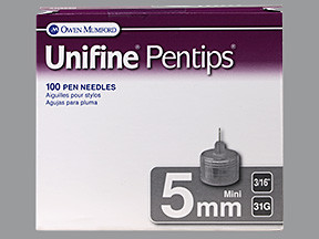 UNIFINE PENTIPS 31GX3/16"