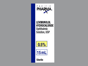 LEVOBUNOLOL 0.5% EYE DROPS