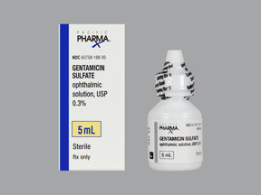 GENTAMICIN 3 MG/ML EYE DROPS