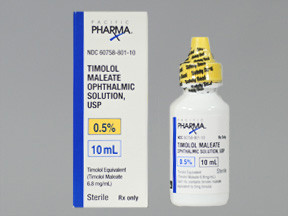 TIMOLOL MALEATE 0.5% EYE DROPS