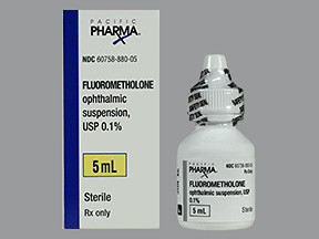 FLUOROMETHOLONE 0.1% DROPS