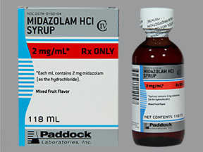 MIDAZOLAM HCL 2 MG/ML SYRUP