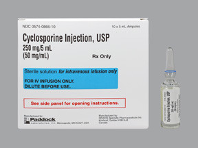 CYCLOSPORINE 50 MG/ML AMPUL