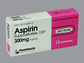 ASPIRIN 300 MG SUPPOSITORY