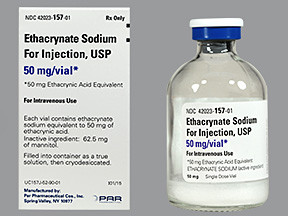 ETHACRYNATE SODIUM 50 MG VIAL