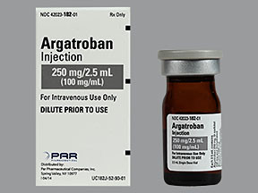 ARGATROBAN 250 MG/2.5 ML VIAL