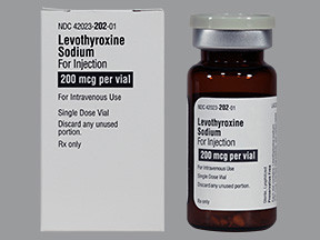 LEVOTHYROXINE 200 MCG VIAL
