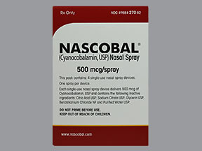 NASCOBAL 500 MCG NASAL SPRAY