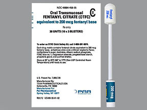 FENTANYL CITRATE OTFC 200 MCG