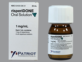 RISPERIDONE 1 MG/ML SOLUTION