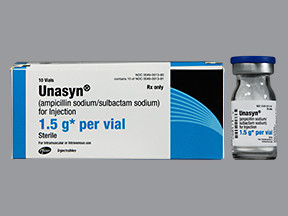 UNASYN 1.5 GM VIAL