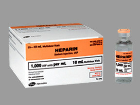 HEPARIN SODIUM 10,000 UNITS/10 ML (1,000 UNITS/ML) VIAL