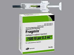 FRAGMIN 7,500 UNITS/0.3 ML SYR