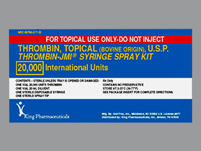 THROMBIN-JMI 20,000 UNITS SYR