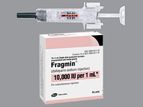 FRAGMIN 10,000 UNITS/ML SYRING