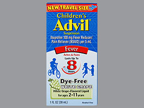 CHILDREN'S ADVIL 100 MG/5 ML