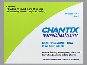 CHANTIX STARTING MONTH BOX