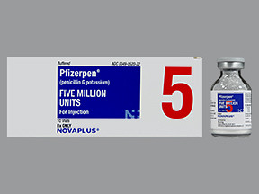 PFIZERPEN 5 MILLION UNIT VIAL