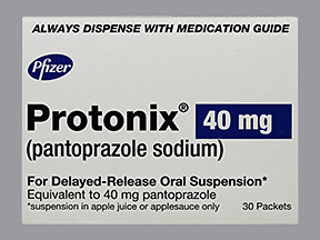 PROTONIX 40 MG SUSPENSION