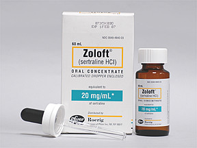 ZOLOFT 20 MG/ML ORAL CONC